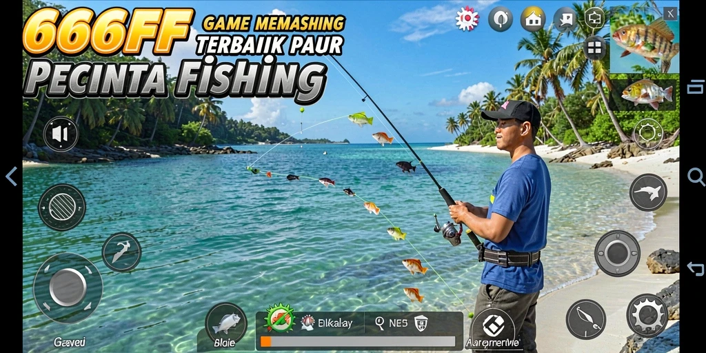 Tangkapan menakjubkan dalam game Fishing 666FF.