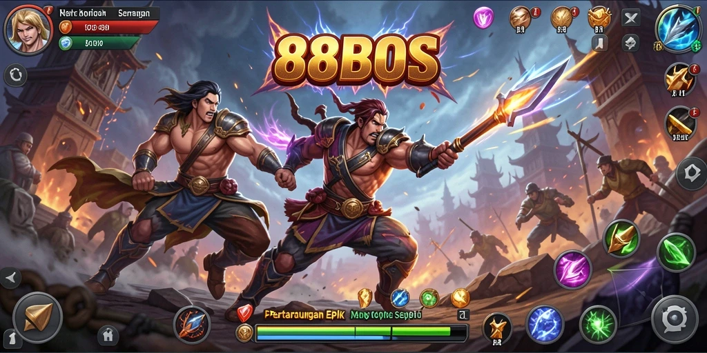 Gameplay seru dengan karakter Fighting yang menantang.