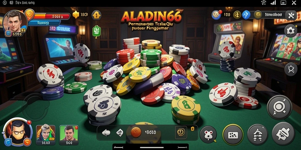 Tampilan gameplay QiuQiu yang seru di ALADIN66.