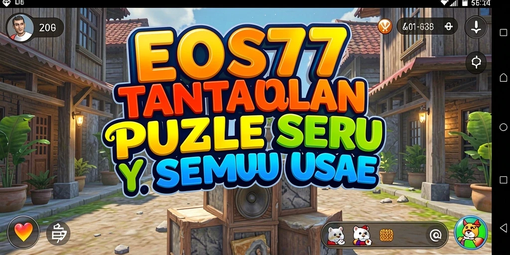 Tampilan menarik dari gameplay EOS77 yang penuh warna dan tantangan.