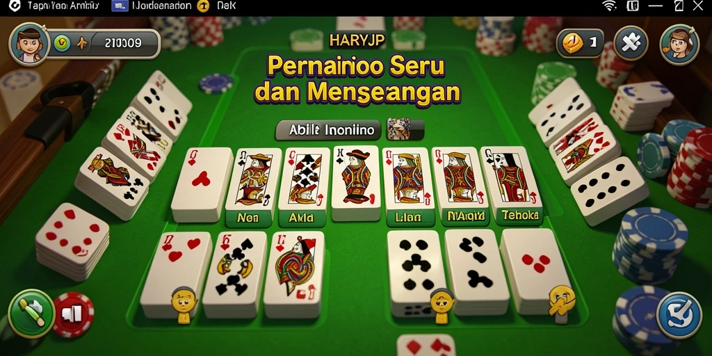 Pengalaman seru bermain Domino di HARAPJP dengan fitur interaktif.