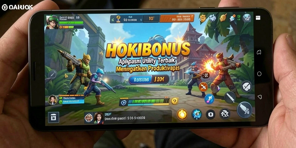Tampilan antarmuka aplikasi HOKIBONUS yang user-friendly dan fungsional.