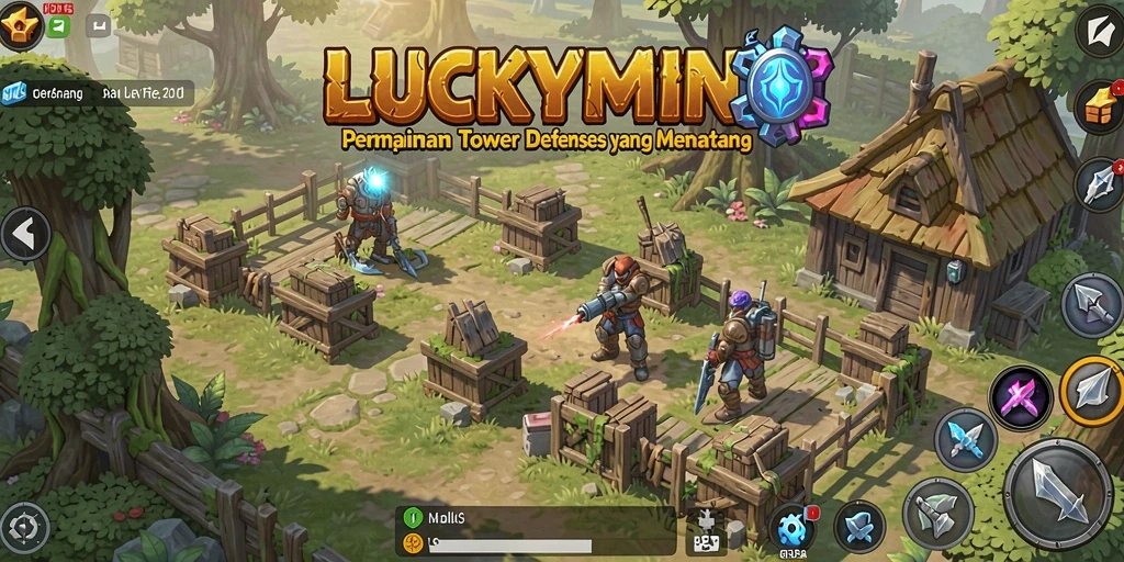 Tampilan gameplay <strong>LUCKYMINO</strong> yang strategis dan mengasyikkan.