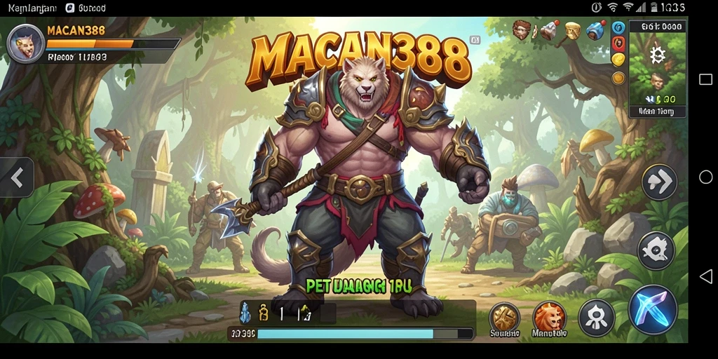 Tampilan seru gameplay RPG di MACAN388 dengan pertarungan dinamis.