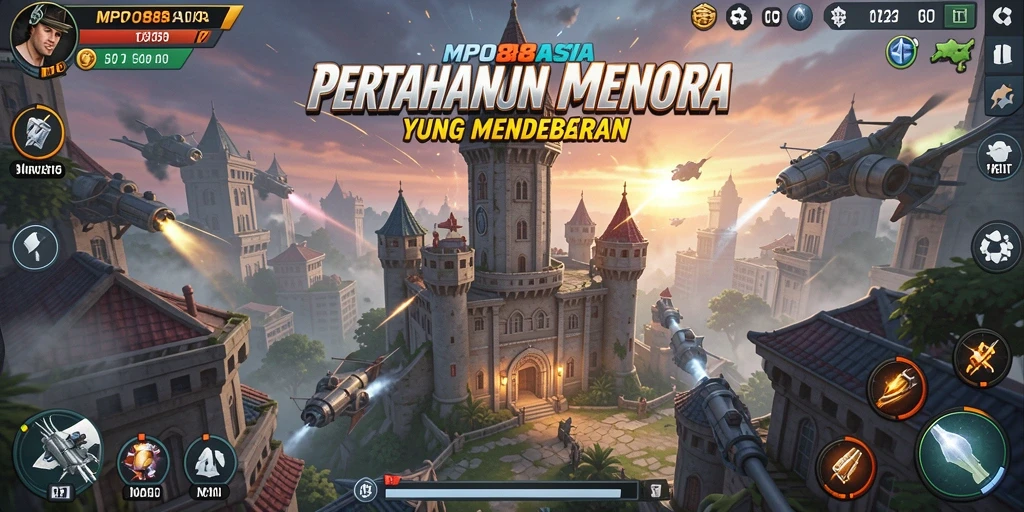 Gameplay seru dan menegangkan dalam MPO88ASIA Tower Defense.
