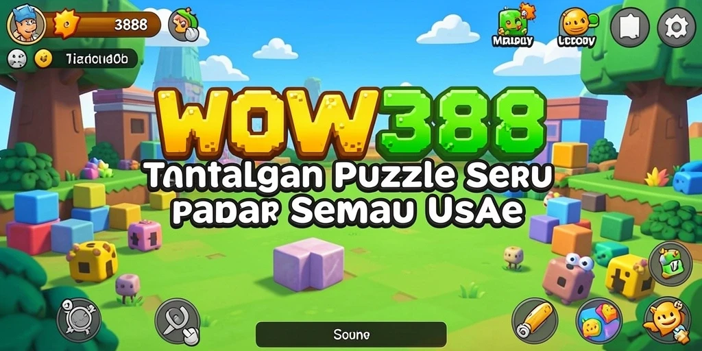 Tampilan gameplay seru dari WOW388 yang penuh tantangan puzzle.